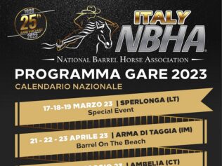 25 ANNIVERSARY NBHA_Calendario eventi nazionali 2023